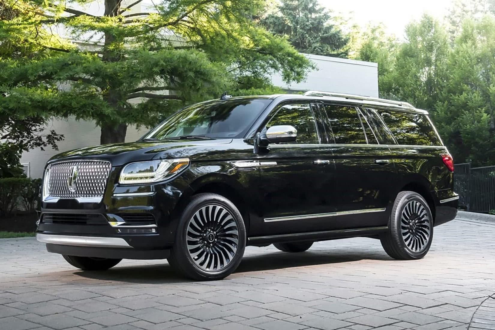 Premium Full-Size Black SUV Exterior